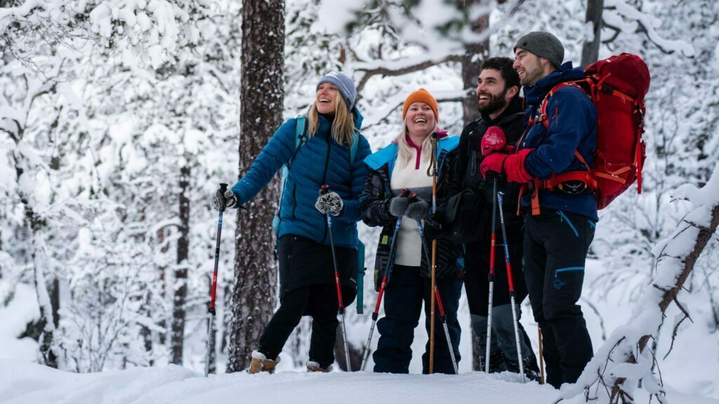 Guided snowshoeing