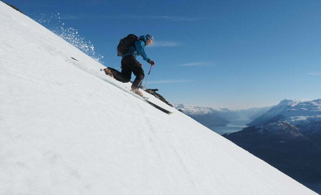 Ski touring Oksen. Voss. Fjordview.